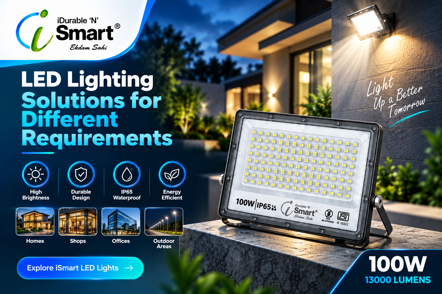 iSmart LED Lighting Solutions for Different Requirements