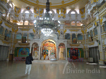 Beautiful Inside View Lakshmi Vinayak Mandir, Chattarpur Temple