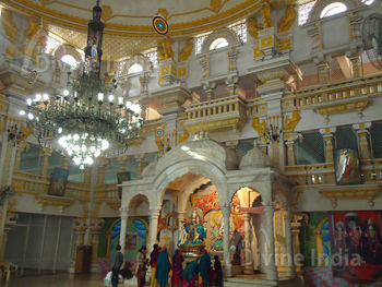 Beautiful Inside View Lakshmi Vinayak Mandir, Chattarpur Temple