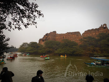 Lake outside Purana Qila