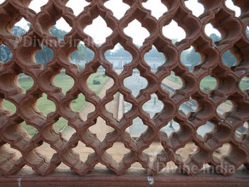 railing cross jali at safdarjung tomb