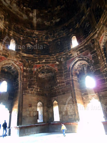 Inside of Bara Gumbad tomb Lodhi Gardens, New Delhi