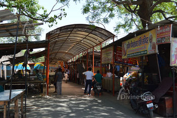 Back side Entry Gate of the Marghat Hanuman Temple
