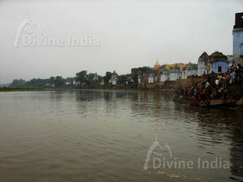 A ancient temple in Bateshwar, on the banks of the Yamuna