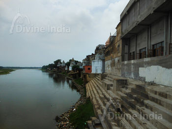 A ancient temple in Bateshwar, on the banks of the Yamuna