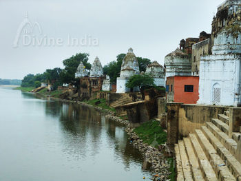 A ancient temple in Bateshwar, on the banks of the Yamuna