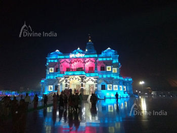 Beautiful lights show prem mandir