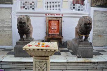 Charan paduka at kangra devi temple