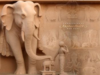 Elephant Sculpture, Akshardham Temple