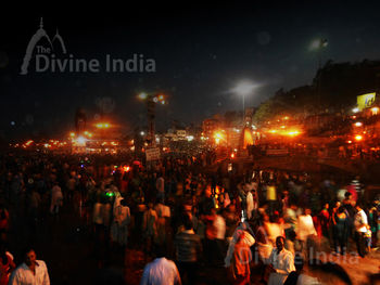 Evening view of har ki pauri - Haridwar