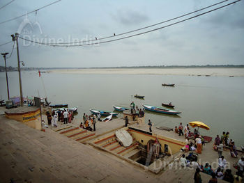 Bathing Ganga Ghat Varanasi