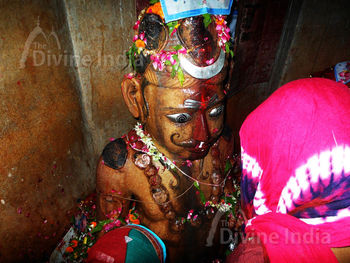 Inside the Bateshwar Temple Lord Shiva