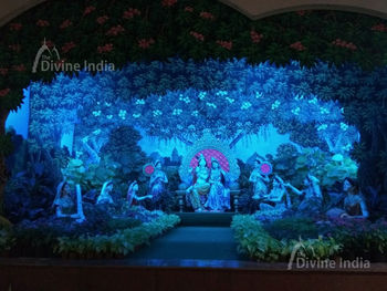 Beautiful Krishna Darbar at Prem Mandir