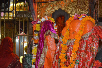 Lord Ganesh Idol at chintpurni temple