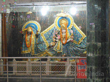 Lord Maa Durga idol at Shiv Mandir Gufawala-preet vihar