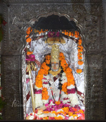 Maa Devi idol at Devi temple