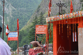 Notice Board Outside the Hanuman Chatti Temple