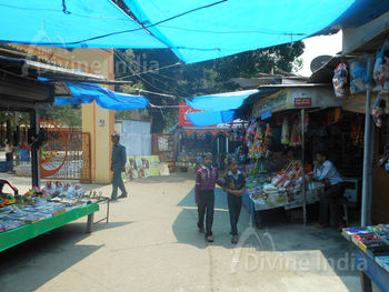 Outside Market at Girija Devi Temple