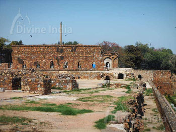 Pyramidal Structure in Feroz Shah Kotla Fort