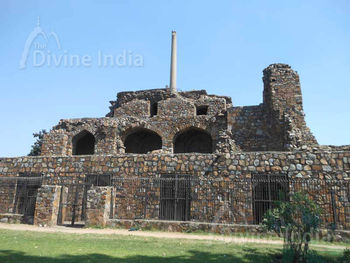 Pyramidal Structure in Feroz Shah Kotla Fort