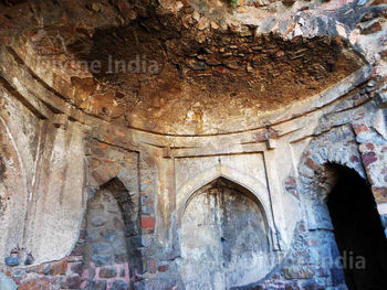 Ruins Palace in Feroz Shah Kotla Fort