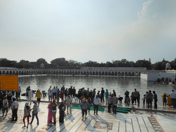 The Sarovar at Gurudwara Bangla Sahib