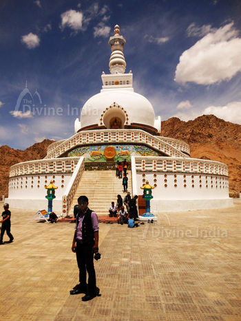 Other View of Shanti Stupa - Buddhist Temples