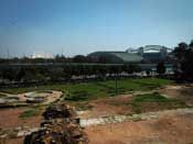 Indira Gandhi Studium view at Feroz Shah Kotla Fort