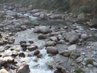Side view of Chintpuri temple 