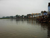 A ancient temple in Bateshwar, on the banks of the Yamuna