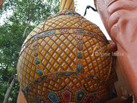 Giant Hanuman Gada at 108 Feet Hanuman Temple
