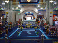 Guru Granth Sahib at Gurudwara Paonta Sahib