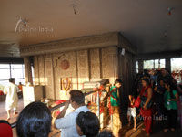 Inside view of chandi devi temple