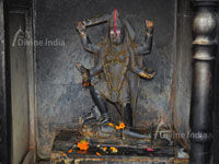 Sculpture of Maa Kali at Dudhewshar Nath Temple