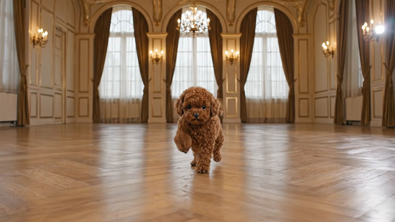 @toy-dog dancing perfectly to spanish music