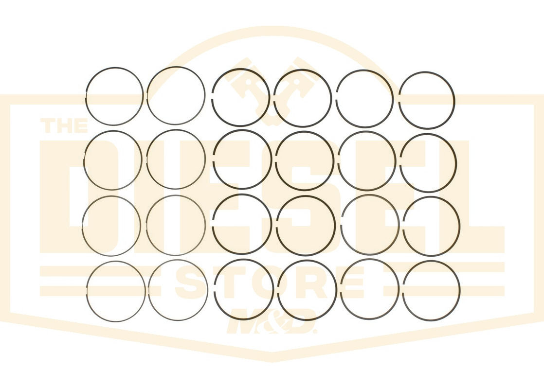 2011 - 2017 Ford 0.020 in. / 0.50 mm. 6 Cylinder Piston Ring Set