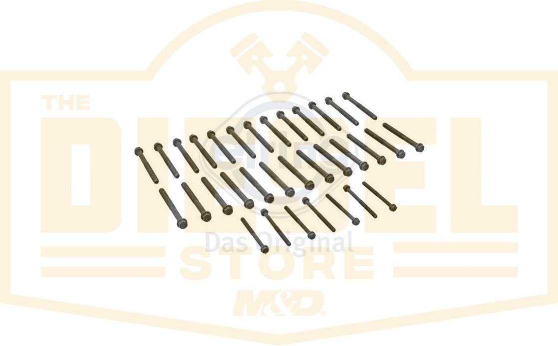 HEAD BOLT SET OF 33 MX-13 6 CYL. EPA 2010/13 MEMO