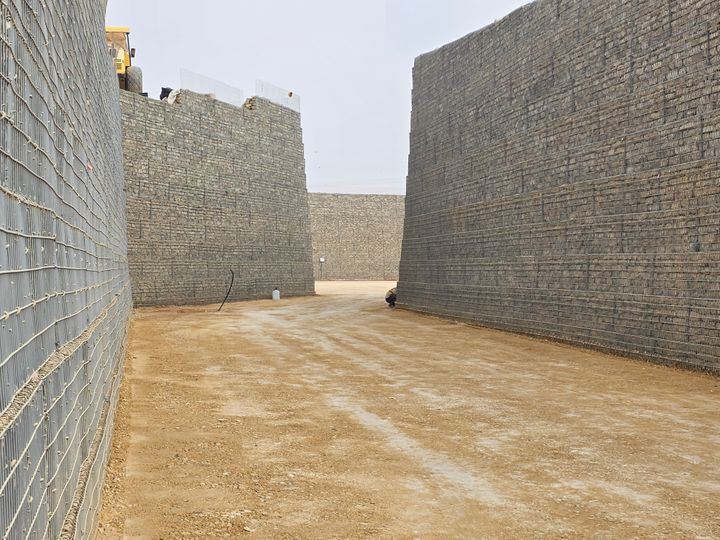 Rendering of the Prince Mohammed Bin Salman Stadium in Qiddiya, Saudi Arabia, built on a cliff edge