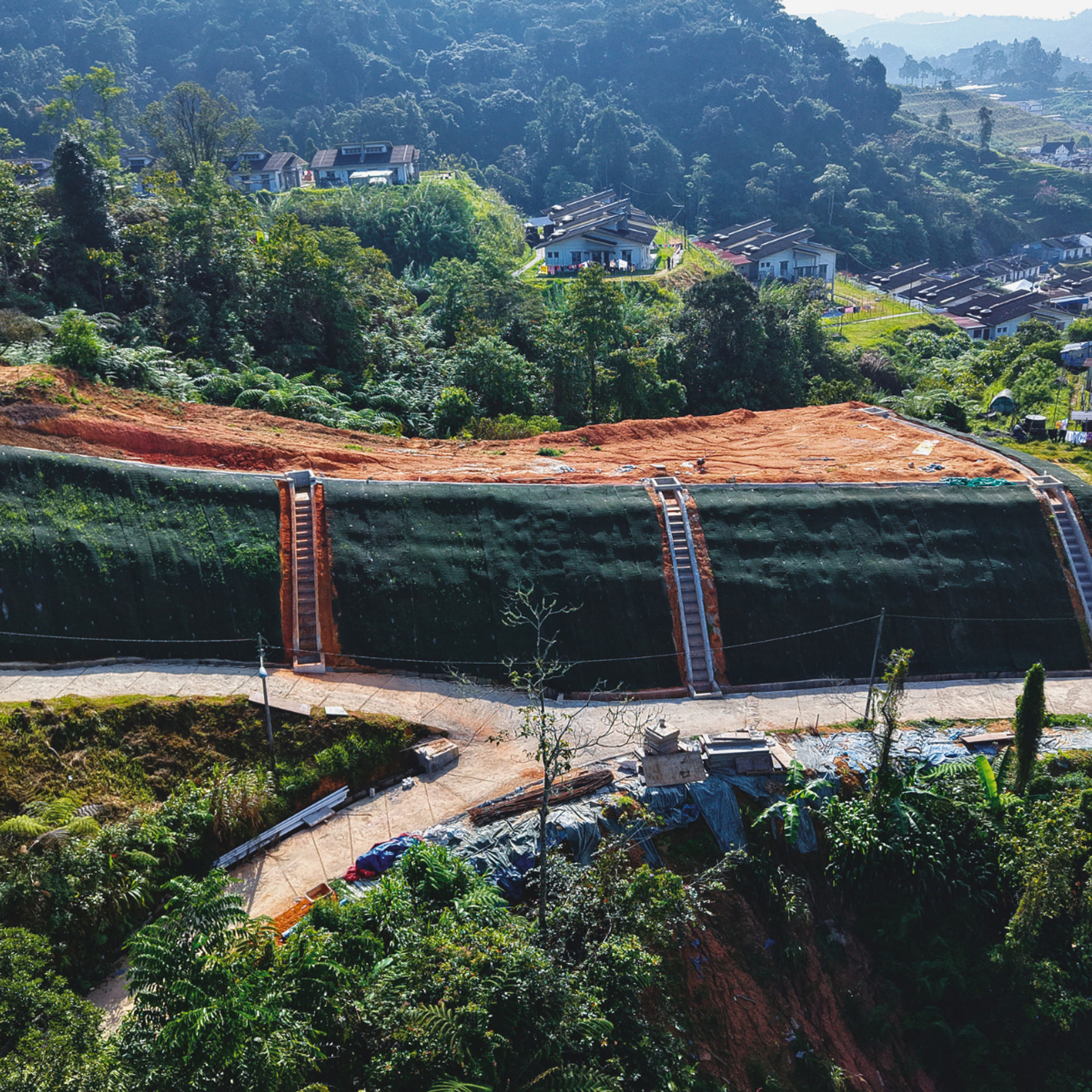 MacMat HS100 Provides Long-Term Slope Protection Along Sg Ruil Road
