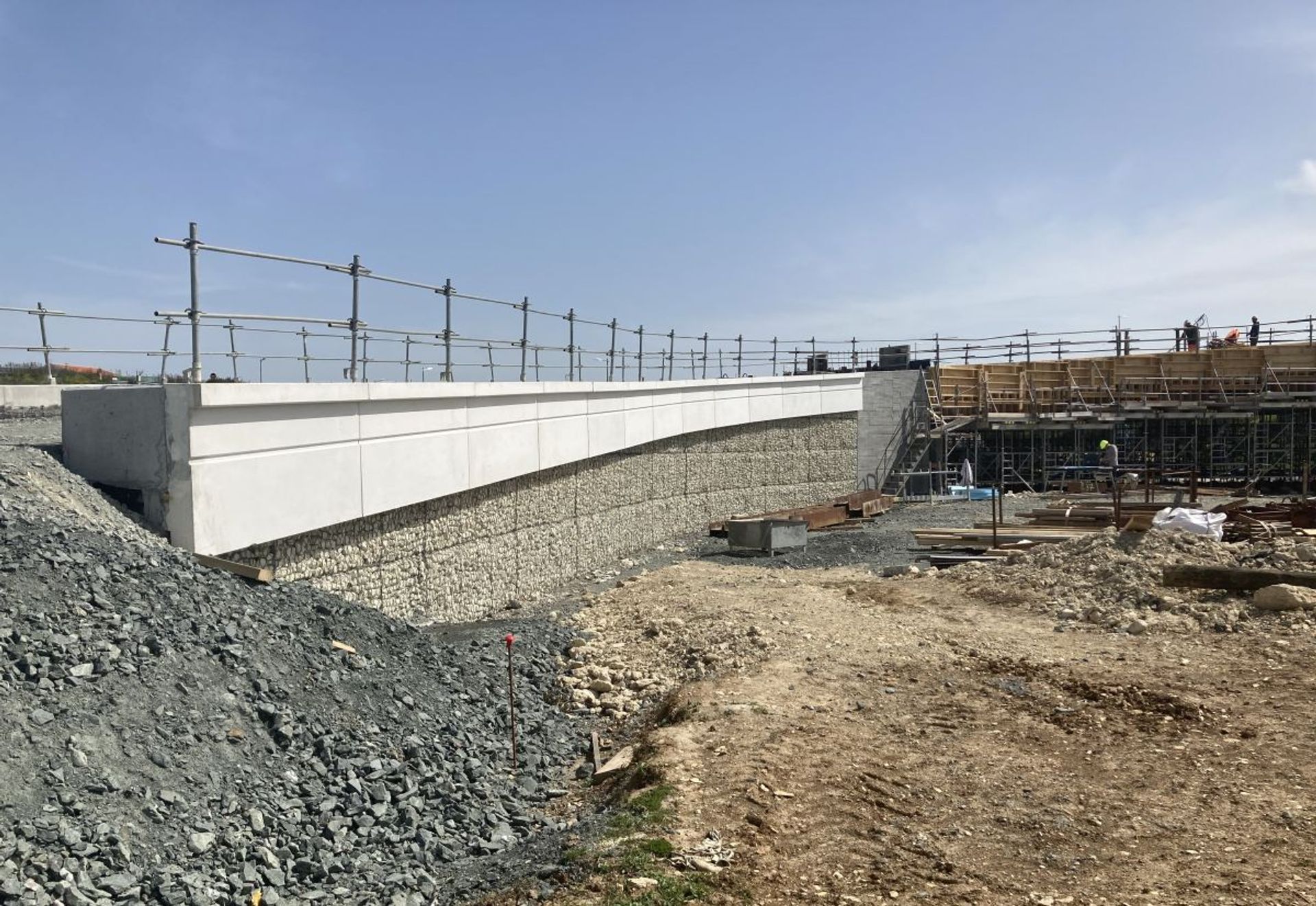 CONSTRUCTION D’UNE PASSERELLE BUS, PÉAGE DE L’ILE DE RÉ