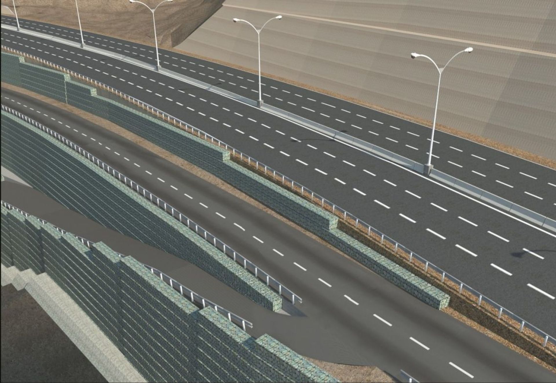 TEHRAN-NORTH HIGHWAY RETAINING WALL AT KM 14+700