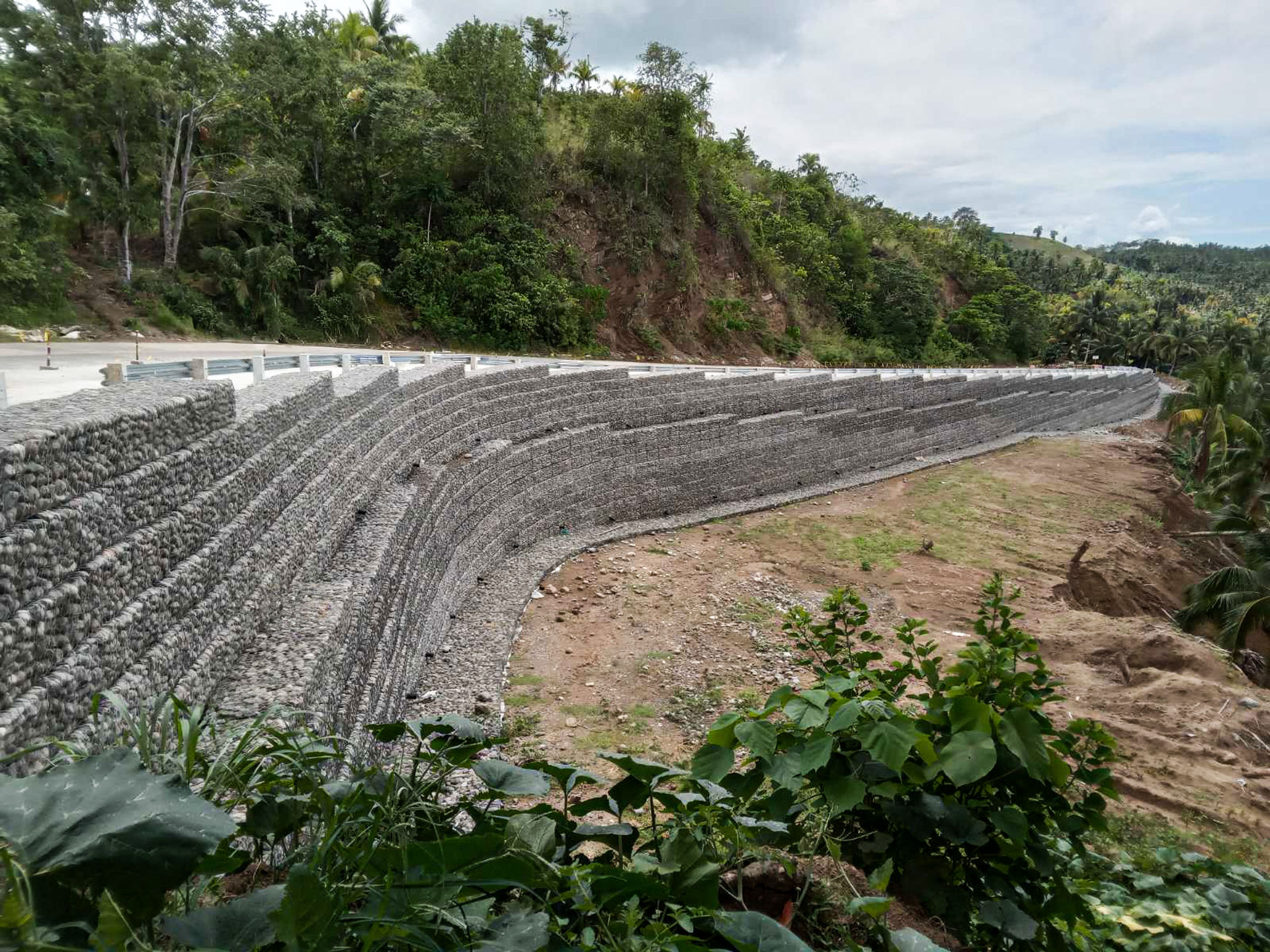 Paramesh Wall along Sarangani-Davao del Sur Coastal Road