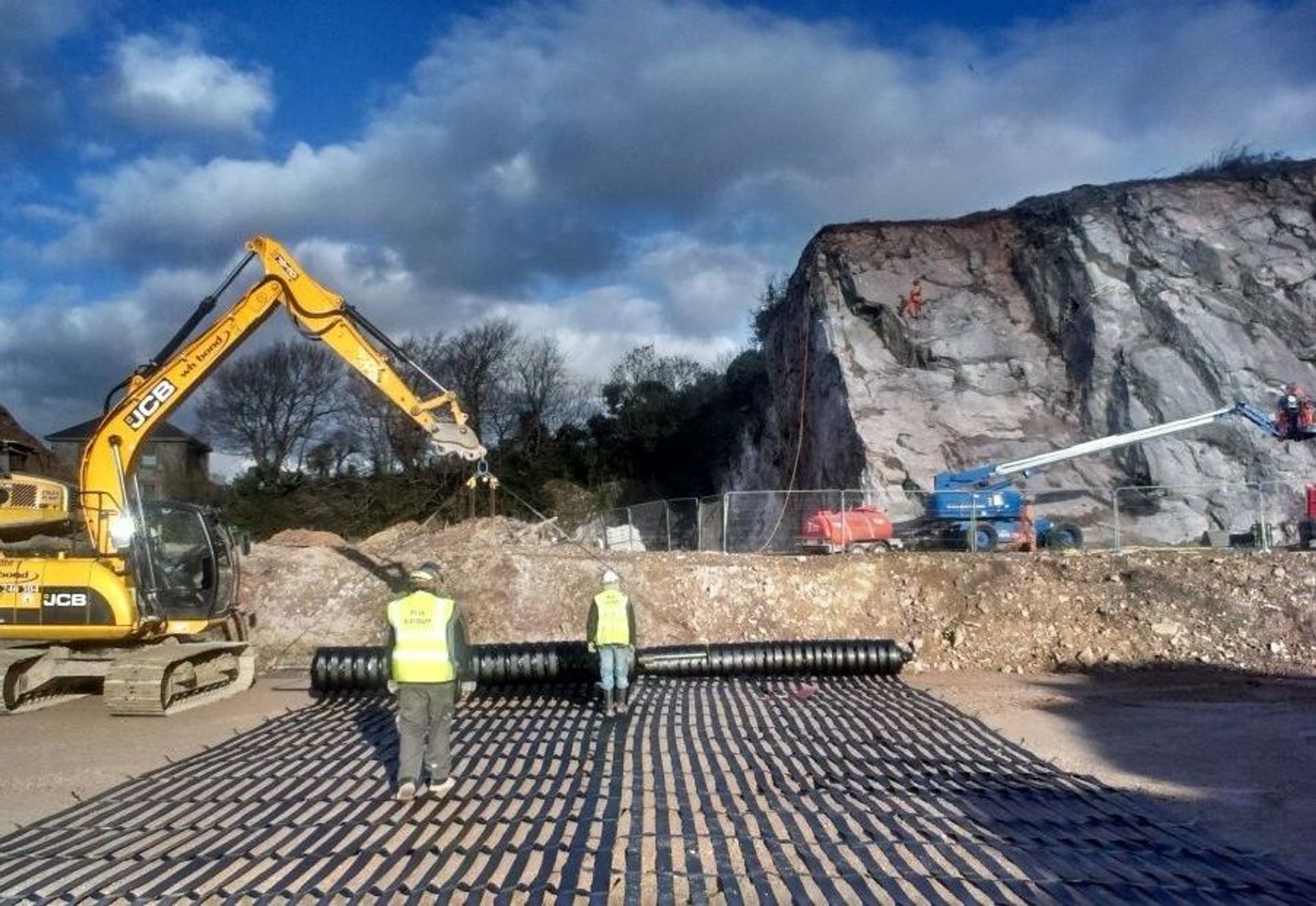 Karstic Limestone Ground Improvement for Housing Development