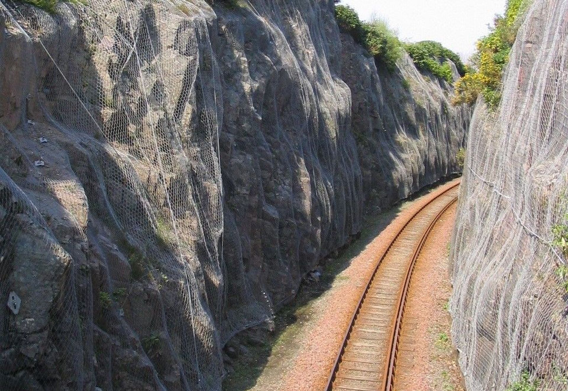 Kyle Line Rockfall Risk Management Stabilising Remote Railway Cuttings in Scotland