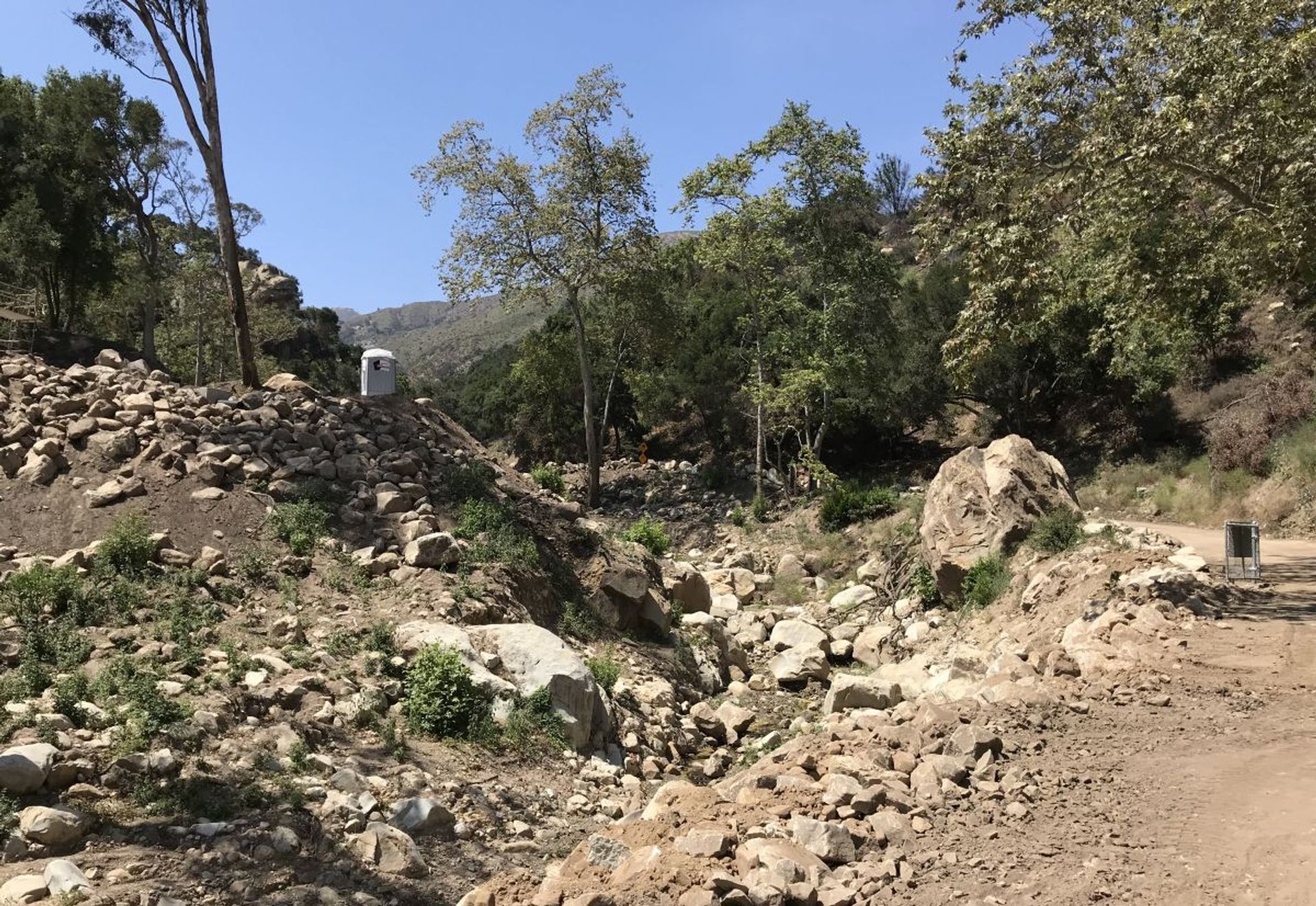 SBCPW - EAST MOUNTAIN DRIVE ROCKFALL ATTENUATOR SYSTEM PROJECT