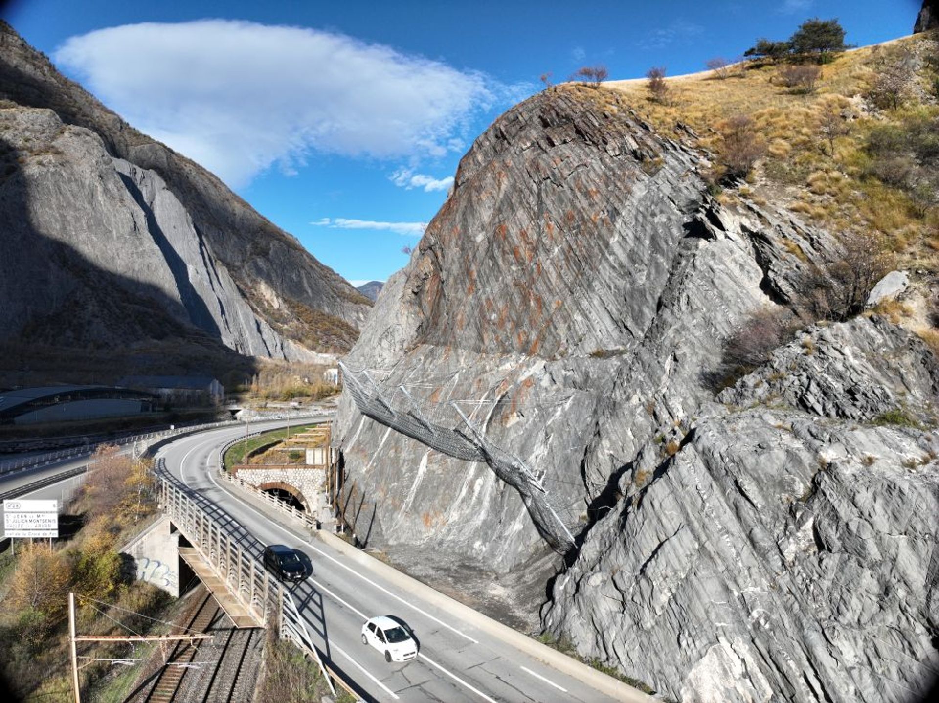 Versant du Pas du Roc – Protection de la ligne SNCF de Culoz à Modane 