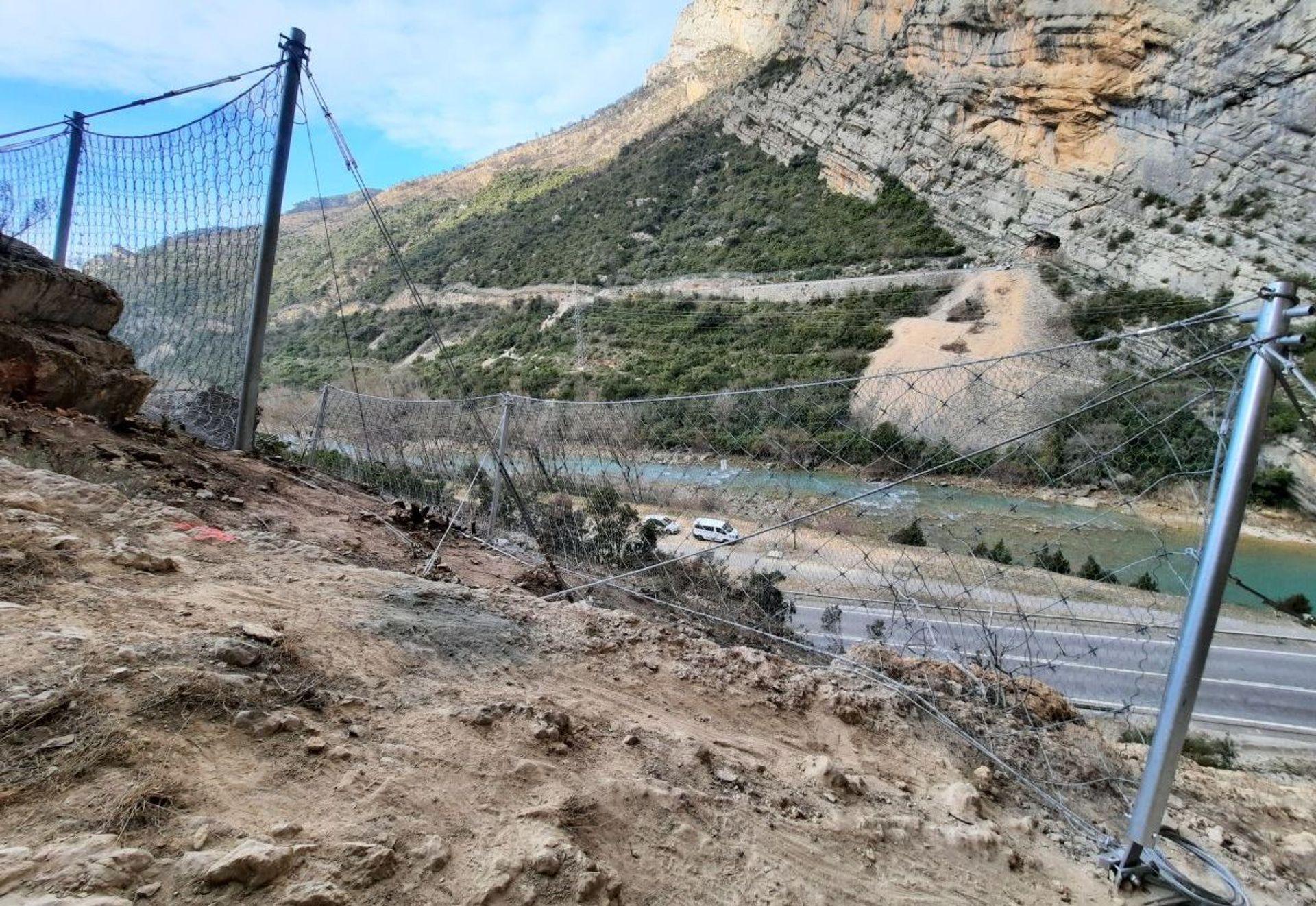 PROTECCIÓN CONTRA DESPRENDIMIENTOS C-13 FONT DE LES BAGASSES