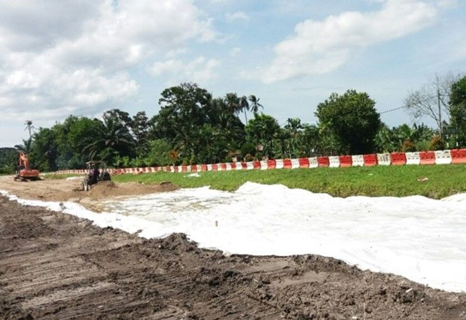 ROAD UPGRADE AT JALAN TANGKAK, MUAR, JOHOR,  MALAYSIA