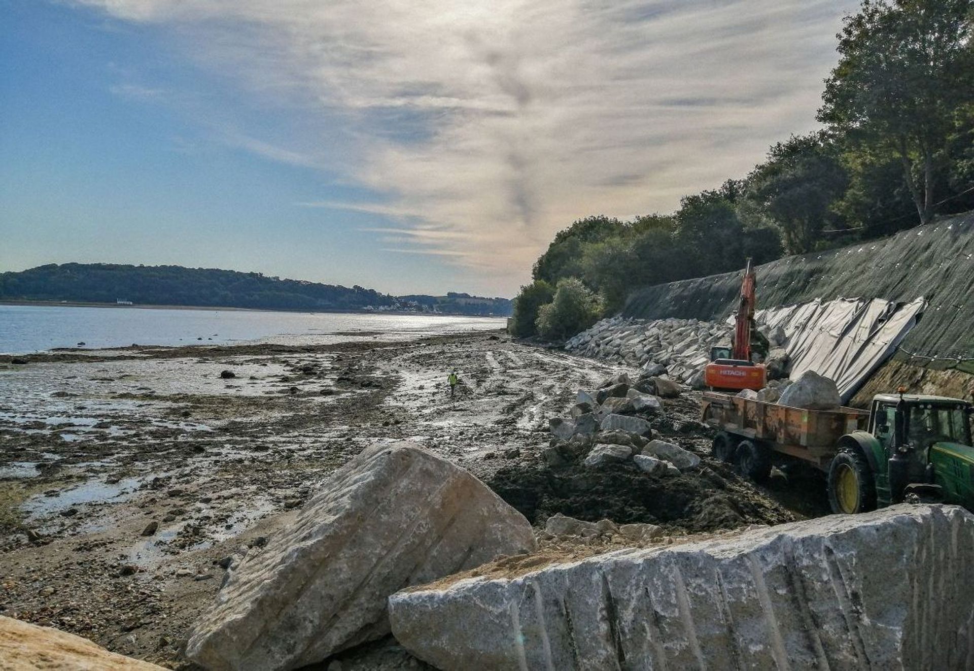 CONFORTEMENT DU TALUS DE LA RD73 À BEG AR FROUT
