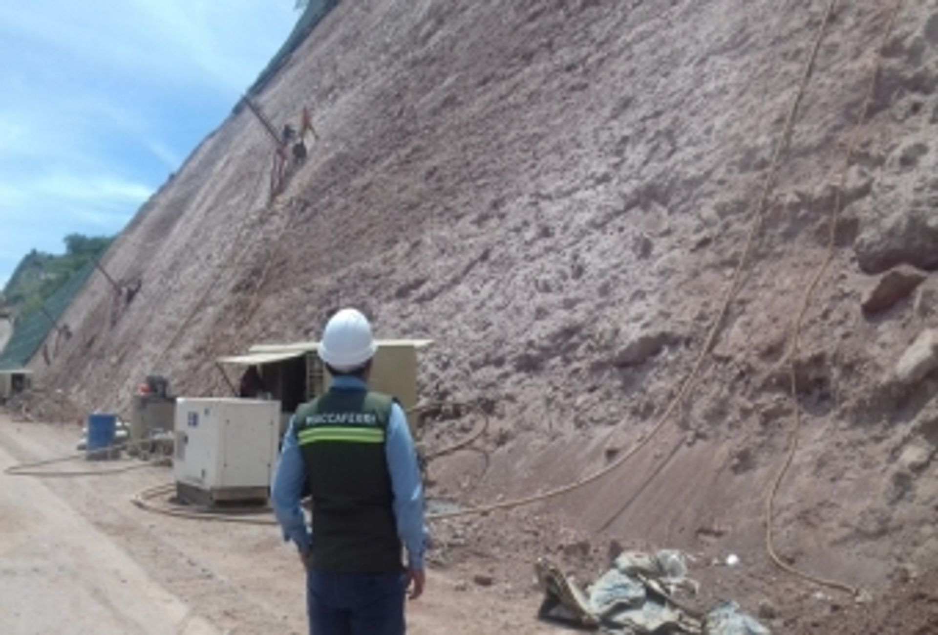 MSE WALL FOR SLOPE PROTECTION AT KARIANGAU OFFSHORE